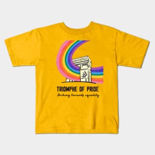 Arc De Triomphe Pride Kids T-Shirt